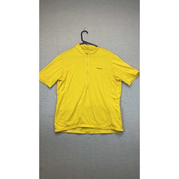 Vintage Performance Cycling Jersey Mens Large Yellow USA Short Sleeve Zip 90s - Picture 1 of 8